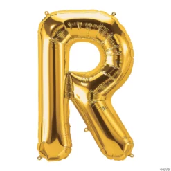 Balon Folie Litera R Gold 40 cm