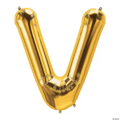 Balon Folie Litera V Gold 40 cm