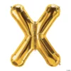 Balon Folie Litera X Gold 40 cm