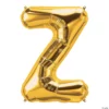 Balon Folie Litera Z Gold 40 cm