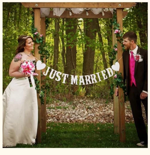 banner just married