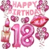 SET296 Decor Aniversare Majorat Roz - imagine 6