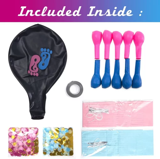SET298 Decor Eveniment Gender Reveal Boy Or Girl - imagine 4