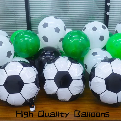 ARC112 Arcada Baloane Aniversare Tematica Fotbal 106 Piese - imagine 3