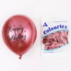BLS184-5 Set 10 Baloane Roz Chrome Happy Birthday