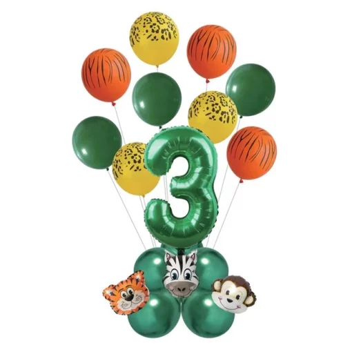 baloane cu animale aniversare 3 ani