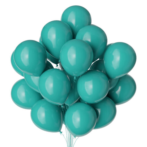 set baloane latex lake blue