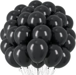 set baloane latex negre