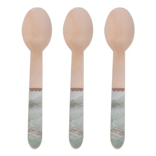 Set 10 Lingurite Petreceri Deluxe Foita Aurie