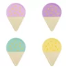 Set 6 Farfurii Culori Pastel In Forma De Inghetata