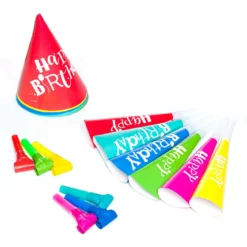 Set 18 Piese Petrecere Happy Birthday Multicolore