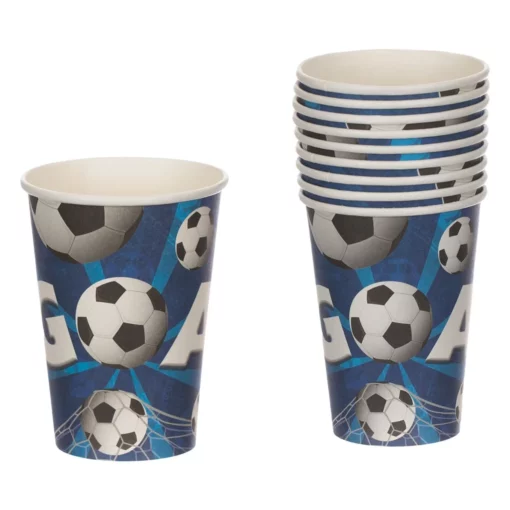 Set 6 Pahare Petrecere Tematica Fotbal