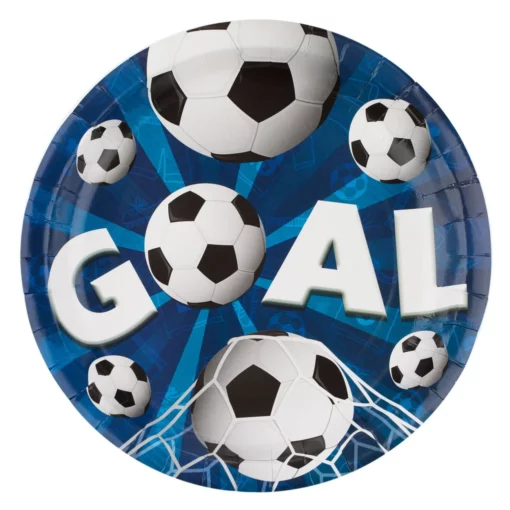Set 10 Farfurii Petrecere Tematica Fotbal 23 cm