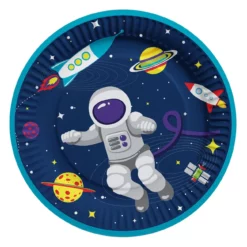 Set 6 Farfurii Petrecere Spatiul Cosmic 23 cm