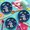 Set 6 Farfurii Petrecere Spatiul Cosmic 23 cm