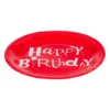 Set 25 Farfurii Happy Birthday Multicolore 23 cm