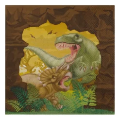Set 12 Servetele Pentru Petrecere Dinozauri