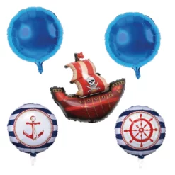 Set 5 Baloane Folie Pirat