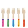 Set 10 Furculite Petrecere Multicolore