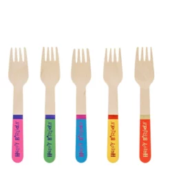 Set 10 Furculite Petrecere Multicolore