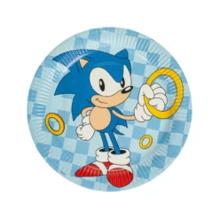 Set 6 Farfurii Petrecere Tematica Sonic 23 cm