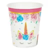 Set 6 Pahare Petrecere Flower Unicorn