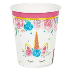 Set 6 Pahare Petrecere Flower Unicorn