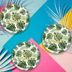 Set 6 Farfurii Petreceri Tematica Tropicala 23 cm
