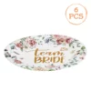 Set 6 Farfurii Team Bride Petrecerea Burlacitelor 18 cm