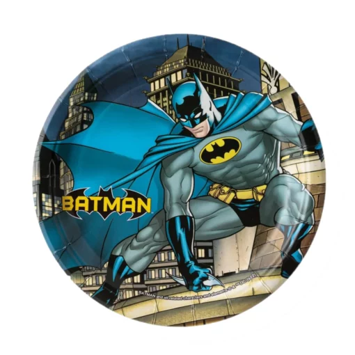 Set 6 Farfurii Petrecere Tematica Batman 23 cm