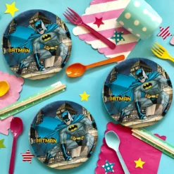 Set 6 Farfurii Petrecere Tematica Batman 23 cm