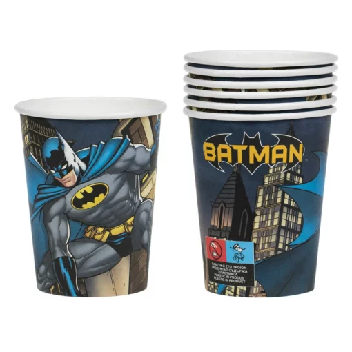 Set 6 Pahare Petrecere Tematica Batman