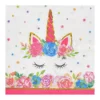 Set 12 Servetele Pentru Petrecere Flower Unicorn