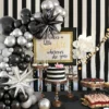 Arcada Baloane Majorat Negru Gri Silver