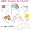 Decoratiune Tort Aniversare Magical Unicorns