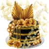 Decoratiune Tort Aniversare Gold Deluxe