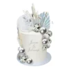 Decoratiune Tort Aniversare Silver Deluxe