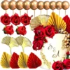 Decoratiune Tort Premium Elegant Roses & Gold