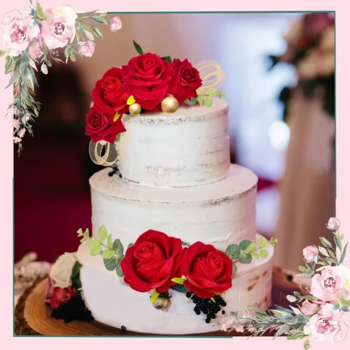 Decoratiune Tort Royal Roses