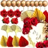 Decoratiune Tort Premium Elegant Roses & Gold