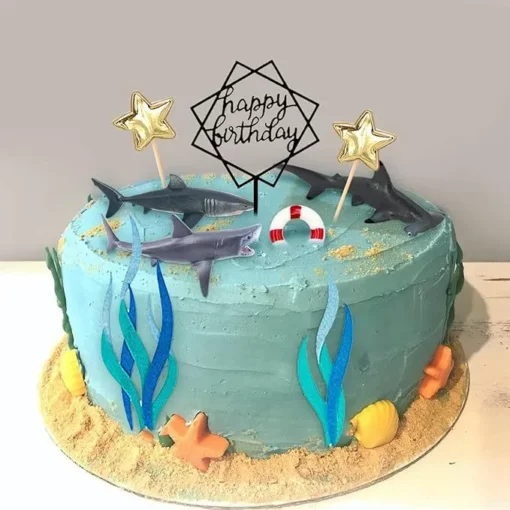 Decoratiune Tort Tema Acvatica