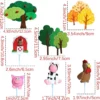 Decoratiune Tort Tematica Ferma cu Animale