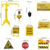 Decoratiune Tort Deluxe Constructii Set Tematic Cu Vehicule Si Semne Rutiere