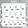Set Decoratiuni Argintii Deluxe pentru Tort Stralucitor