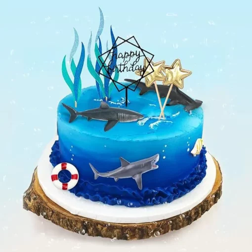 Decoratiune Tort Tema Acvatica