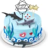Decoratiune Tort Tema Acvatica