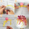 Decoratiune Tort Elegant Pink Balloons