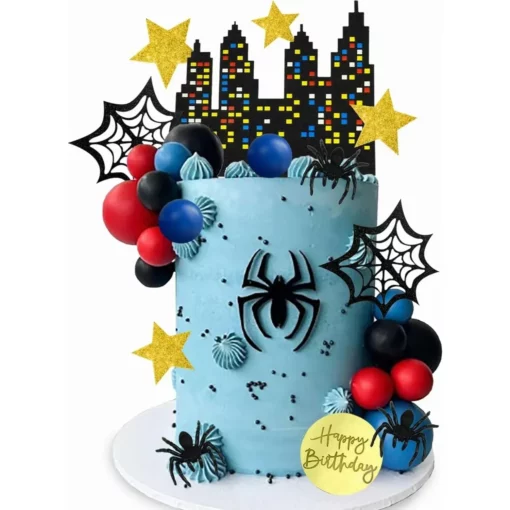 Decoratiune Tort Zi De Nastere Ultimate Spider Town