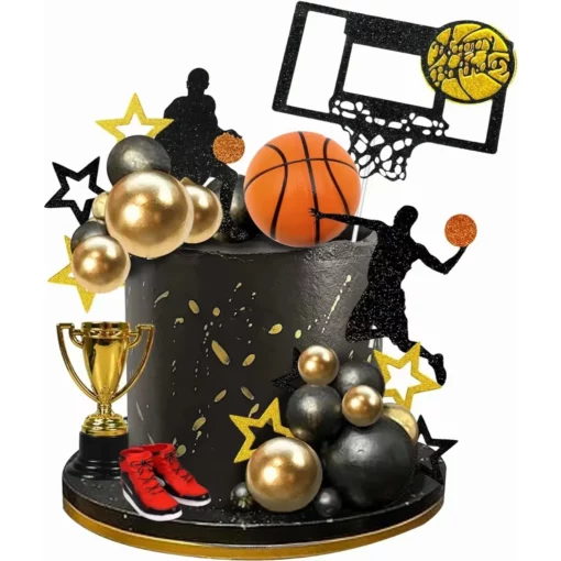 Decoratiune Tort Zi De Nastere Tematica Basket