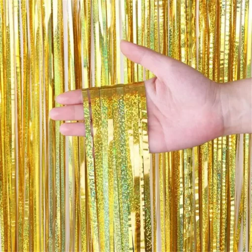 perdea decorativa gold